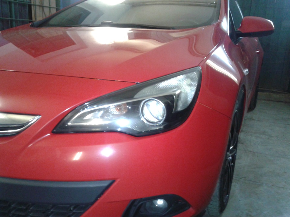 Опель Астра GTC переделка оптики — DRIVE2