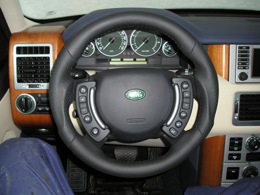 Перетяжка руля range rover