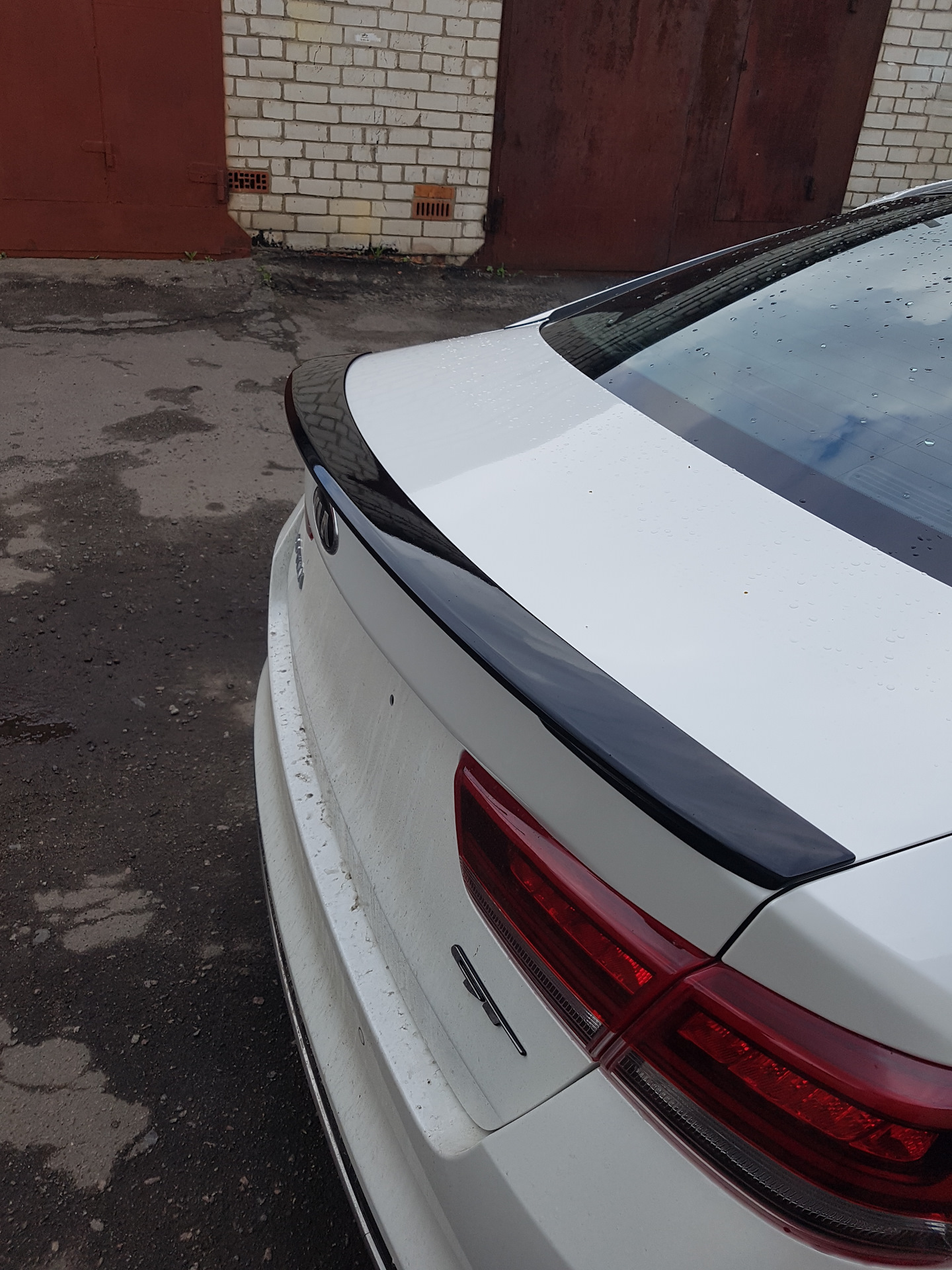 Kia Optima 4 спойлер