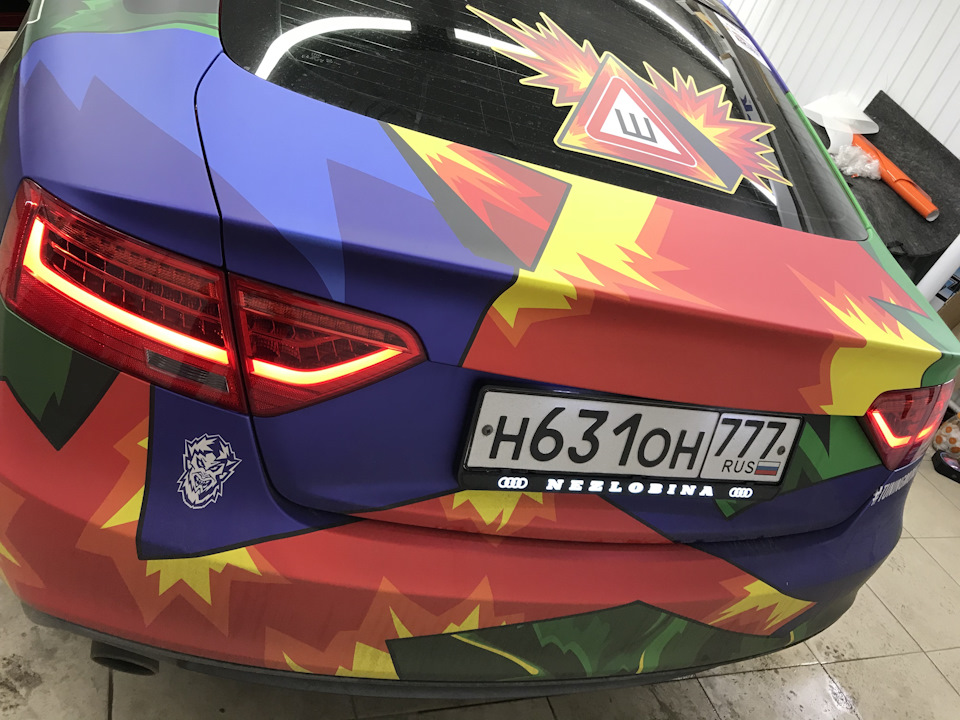 Фонари в полиуретан — Audi A5 Sportback (1G), 2 л, 2015 года стайлинг