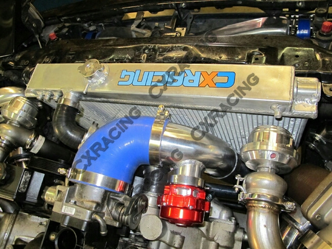 Twin Turbo Intercooler kit for 1986-1992 Toyota Supra MK3 with LS1 Swap.