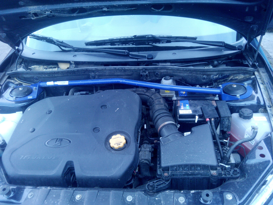 Распорка и упор заглушек распред вала. — Lada Калина Универсал (2G), 1 ...