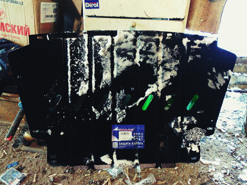 Защита картера Novaline — Lada Vesta, 1,6 л, 2016 года | аксессуары ...