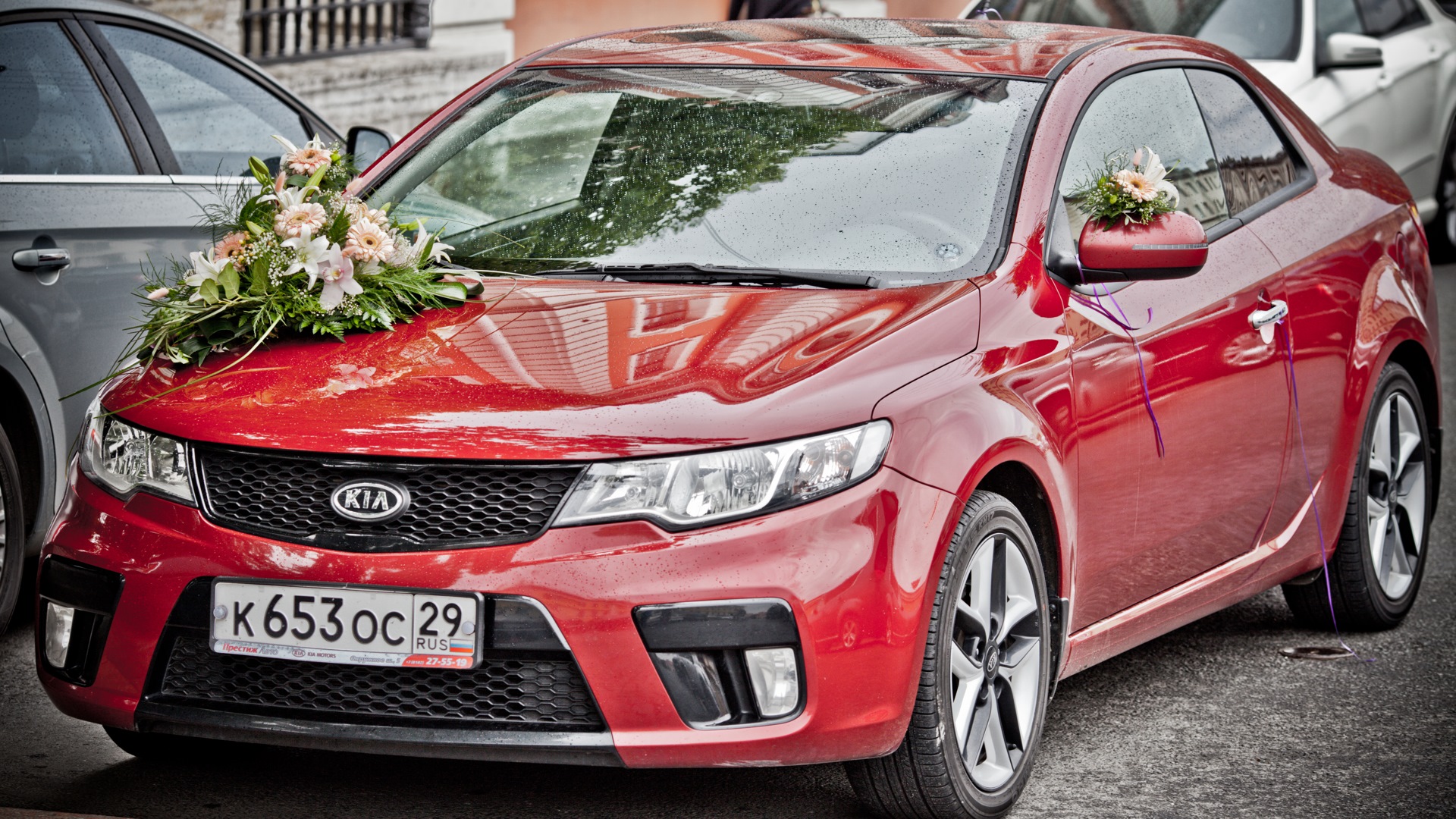 Р‘РµР»С‹Р№ Kia Cerato Рј425РєРј13