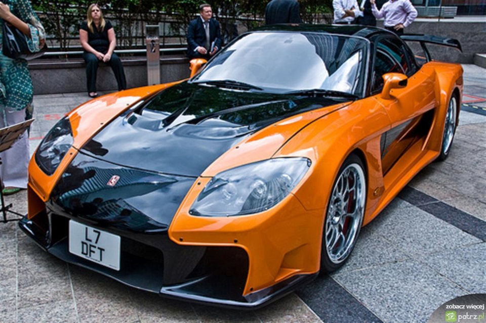 Mazda rx7 Orange