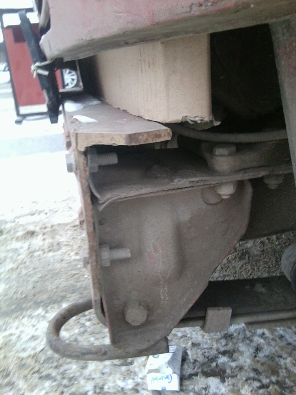 Замена передней балки лонжеронов — Mercedes-Benz T1, 2,3 л, 1990 года ...