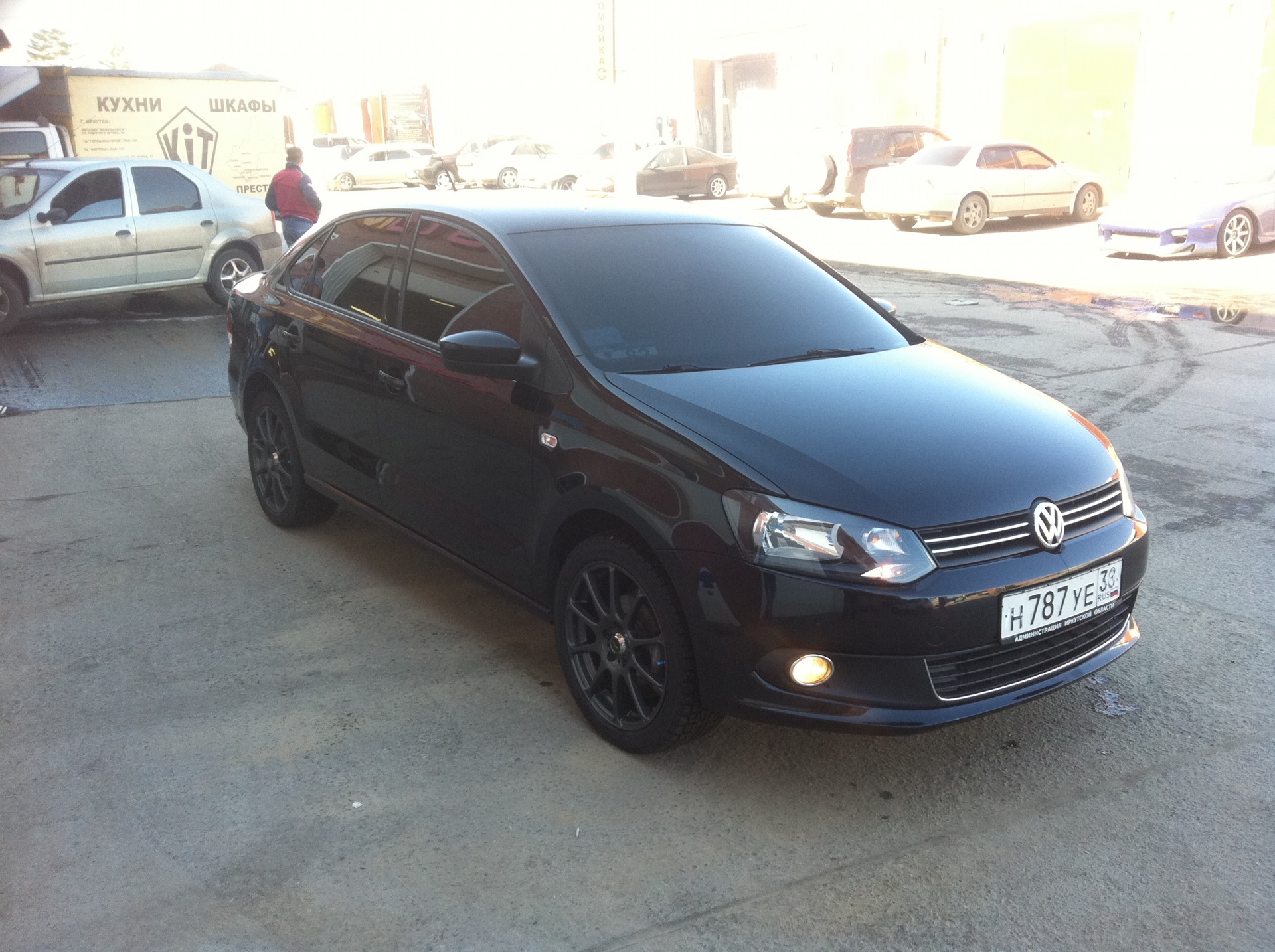 VW Polo тонированный