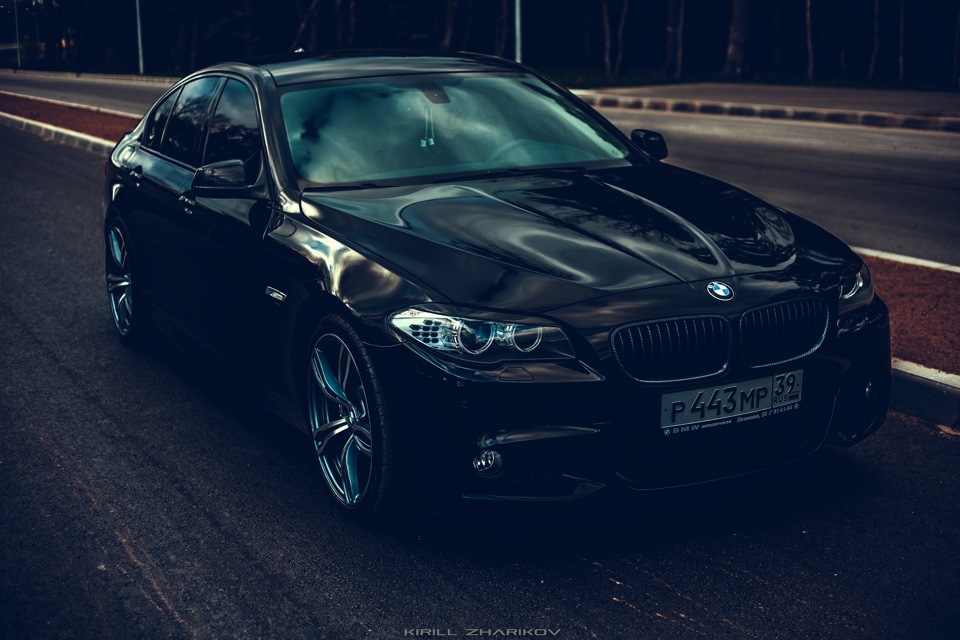 BMW m5 f10 ночью