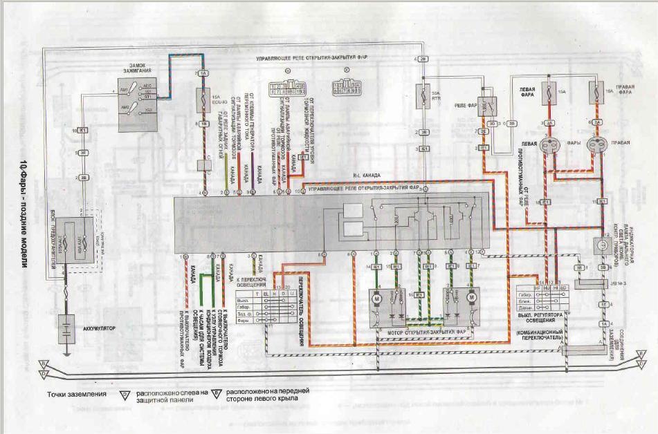Тойота селика схема предохранителей