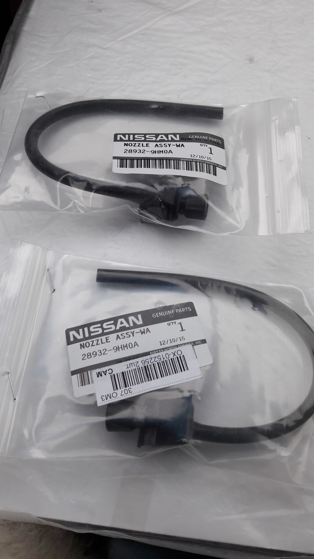 Установка веерных ворсунок омывателя стекла — Nissan Teana (J32), 2,5 л ...