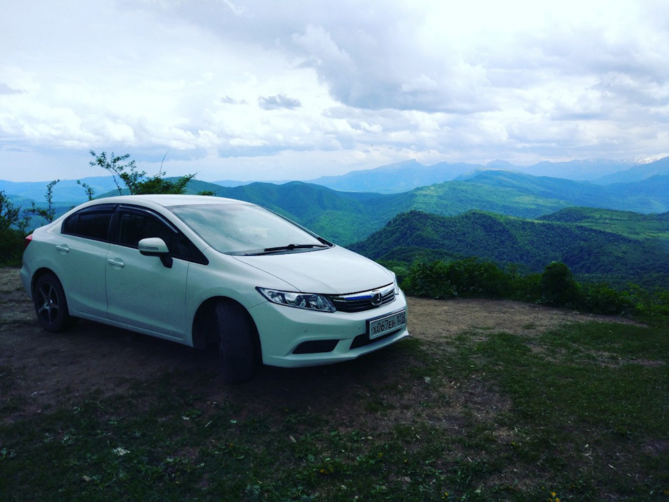 Краснодар — ЛагоНаки — Яворовая поляна — Honda Civic 4D (9G), 1,8 л ...