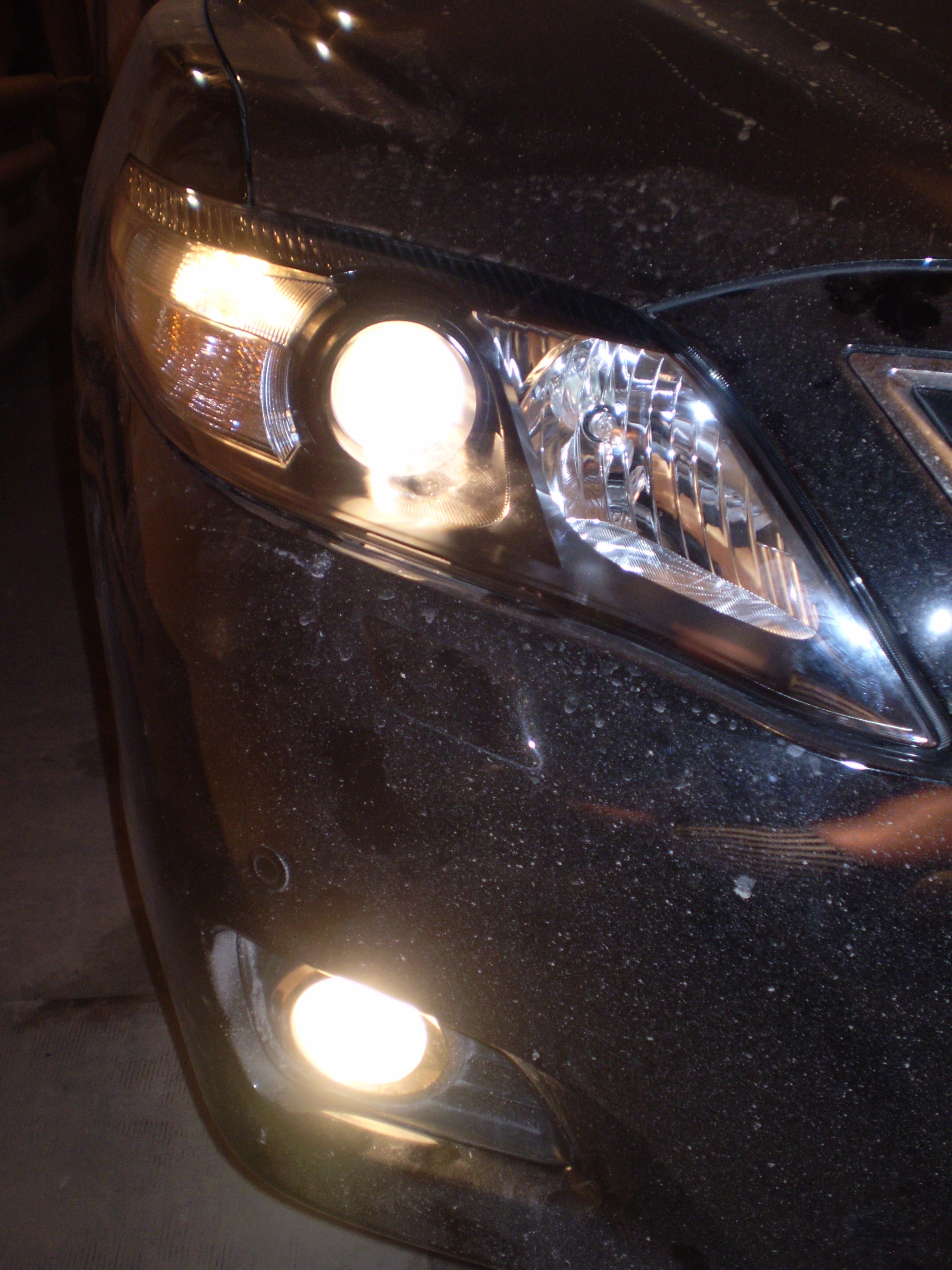 Тюнинг - комплект линзованных фар ангельские глазки на Toyota Camry V40 - Запчас