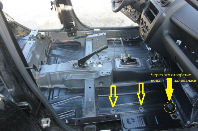 Попадает вода в салон лада веста