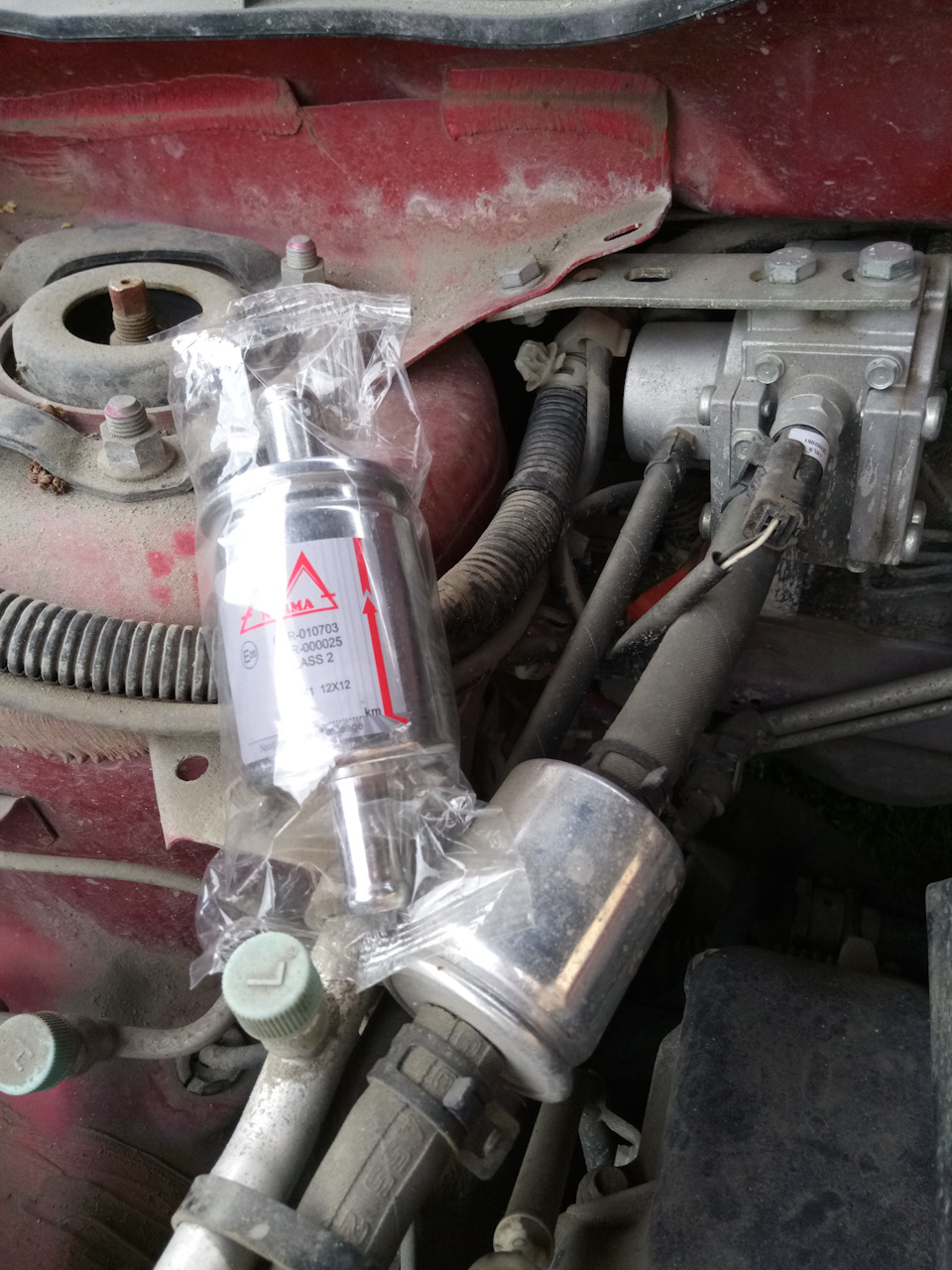 Замена Фильтра ГБО, расход на газе — Mitsubishi ASX, 1,6 л., 2011 года ...