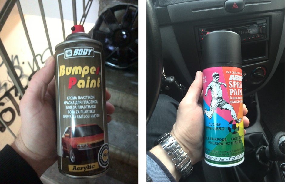 Использовал вот такие краски — Chevrolet Lacetti 5D