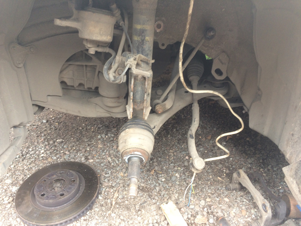 Ремонт подвески! Вибрация часть 1 Замена ступичного подшипника! — Lexus ...