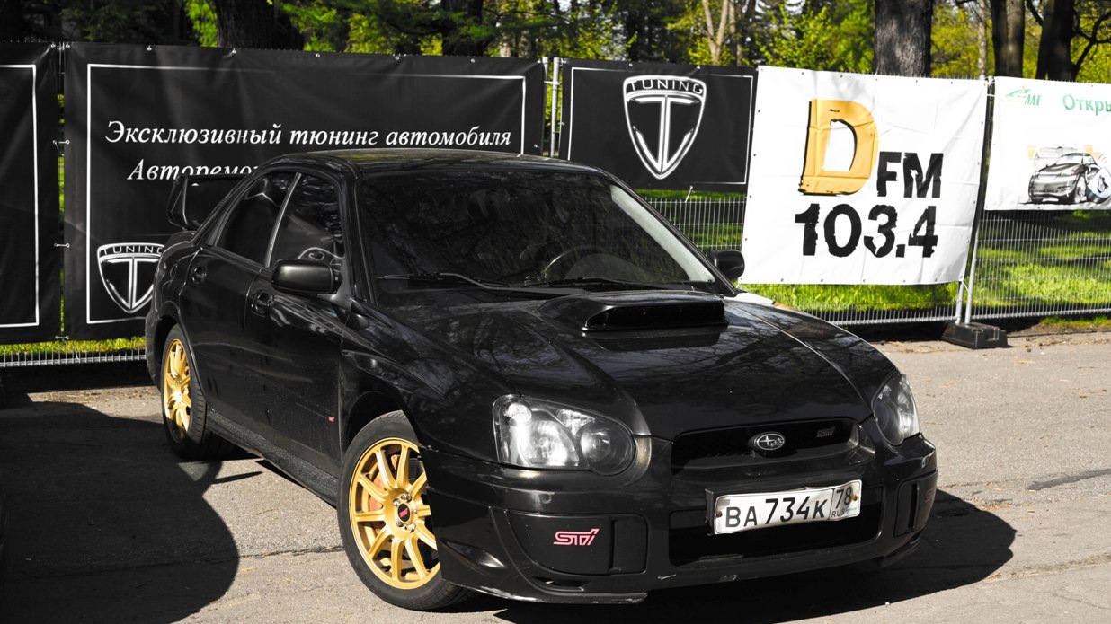 Subaru Impreza WRX STI (GD) 2.5 бензиновый 2003 | черный конь на DRIVE2