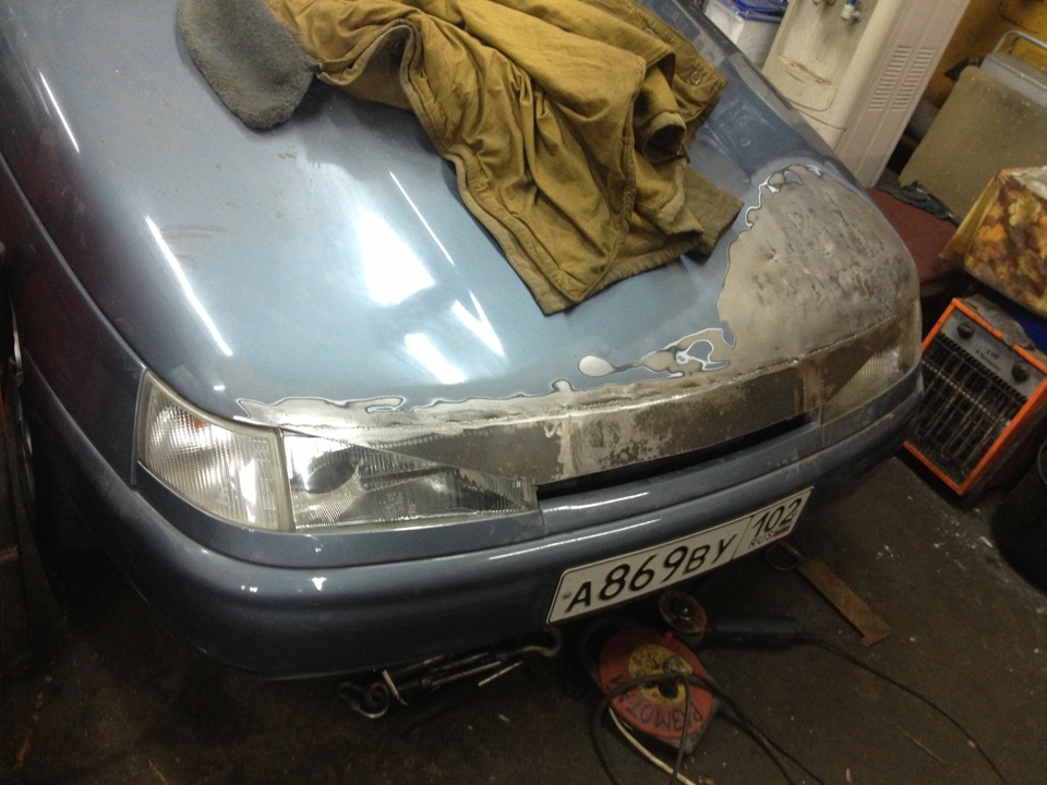 Бэд бой капот часть 2 — Lada 21120, 1,5 л, 2001 года | тюнинг | DRIVE2