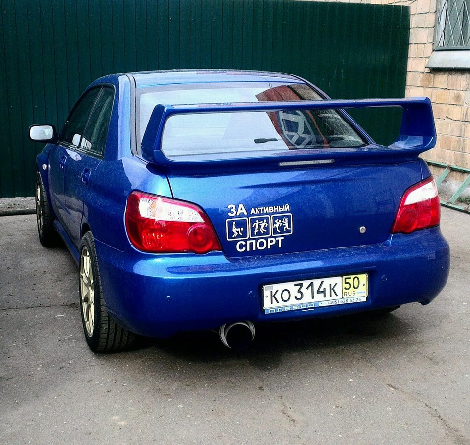 За активный спорт! — Subaru Impreza WRX (GD/GG), 2,2 л, 2004 года ...