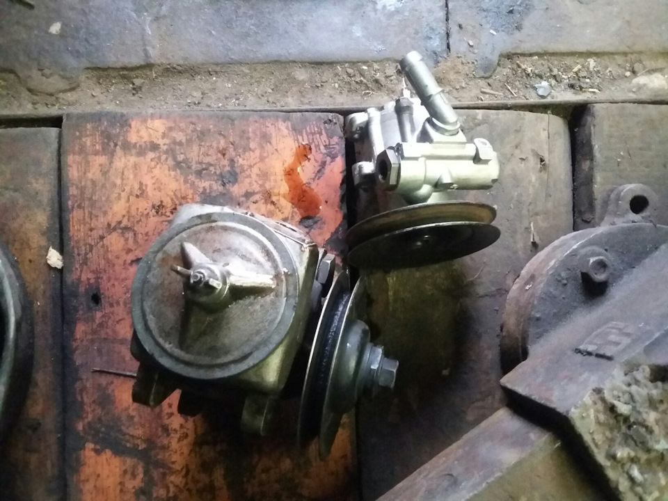 Насос гура ZF с УМЗ 421.6 вместо ZF MB ом 617 — УАЗ 31512, 2,9 л, 1995 ...