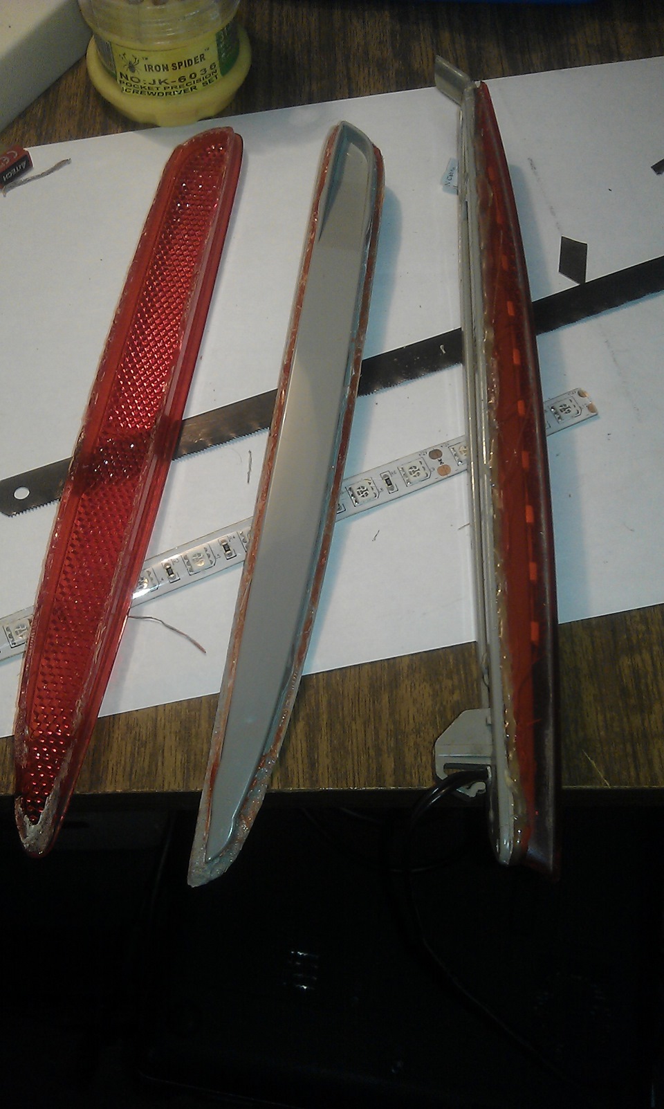 Габариты в катафоты в заднем бампере. — Mazda 6 (1G), 2 л., 2004 года ...