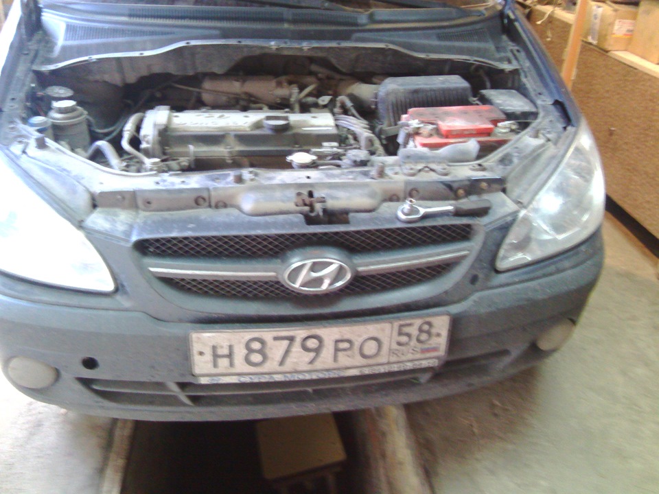 hyundai getz 2008 кассета радиатора