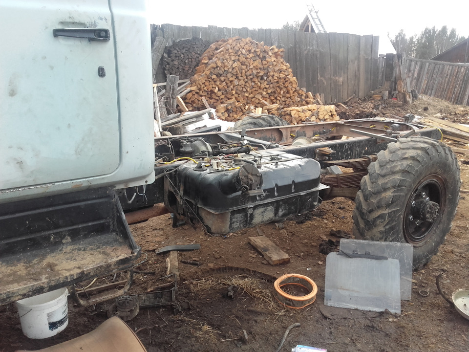 УСИЛЕНИЕ РАМЫ! - ГАЗ 3308 САДКО, 4,6 л, 2001 года своими руками DRIVE2