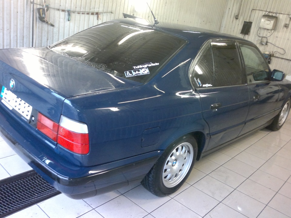 15. Слет BMW East 12.10.13 — BMW 5 series (E34), 3,5 л, 1989 года ...