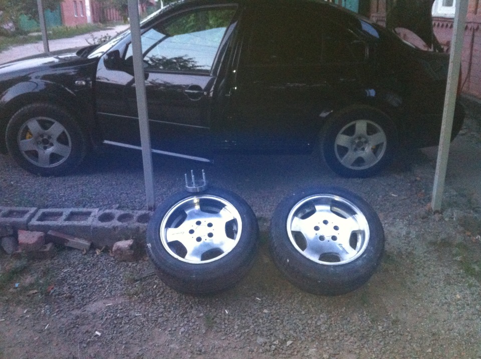 диски с мерса на фольцваген — Volkswagen Jetta IV, 1,8 л, 2002 года ...