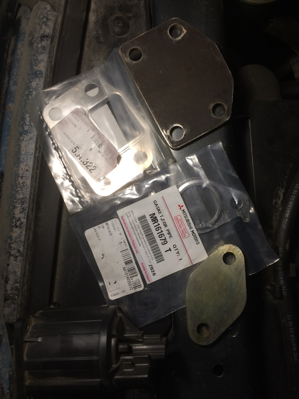 Глушим EGR — Mitsubishi Pajero Sport (2G), 2,5 л, 2013 года | тюнинг ...