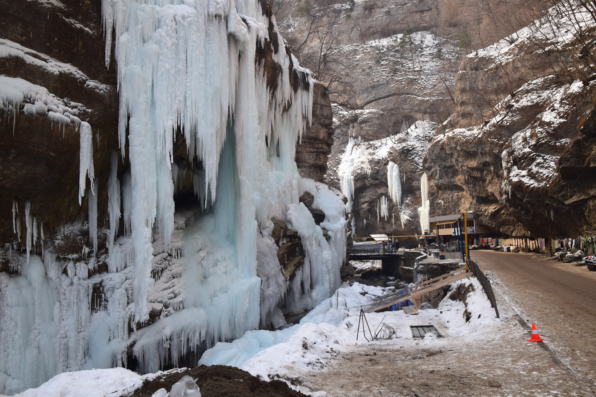 Чегемские водопады осень