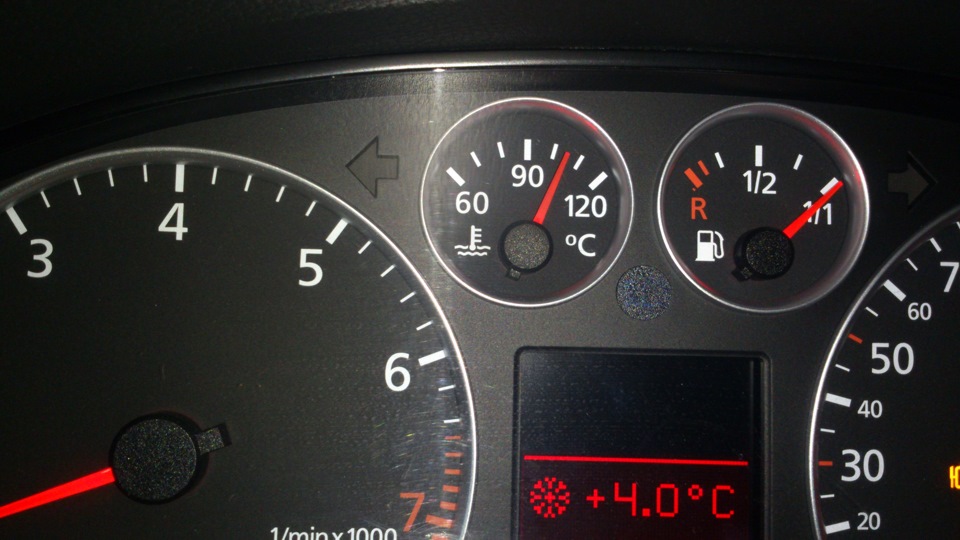 датчик температуры ОЖ на Audi c4 как проверить