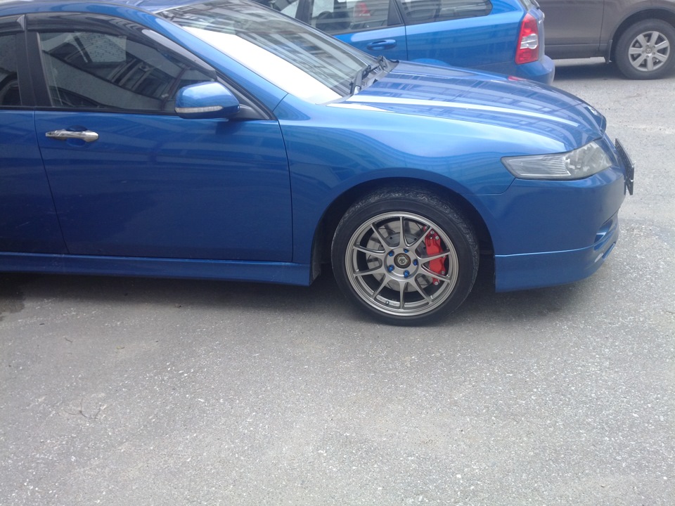 Тормоза Proma и составные диски. Установка — Honda Accord Euro R (CL7 ...