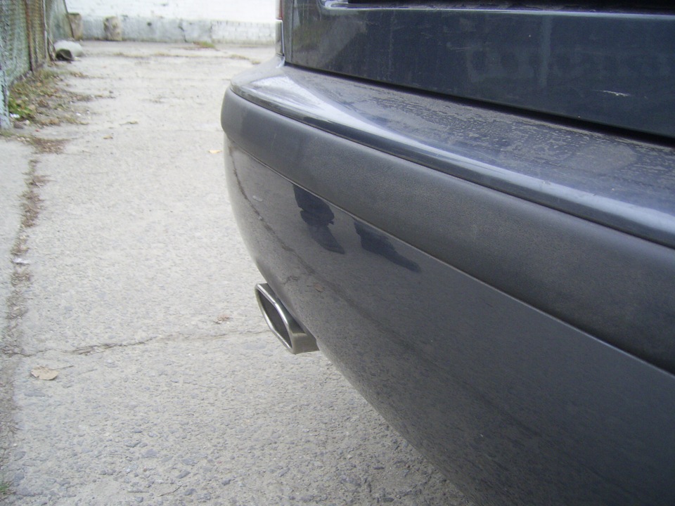 Насадка на глушитель — Skoda Octavia A4 Mk1, 1,6 л, 2009 года ...