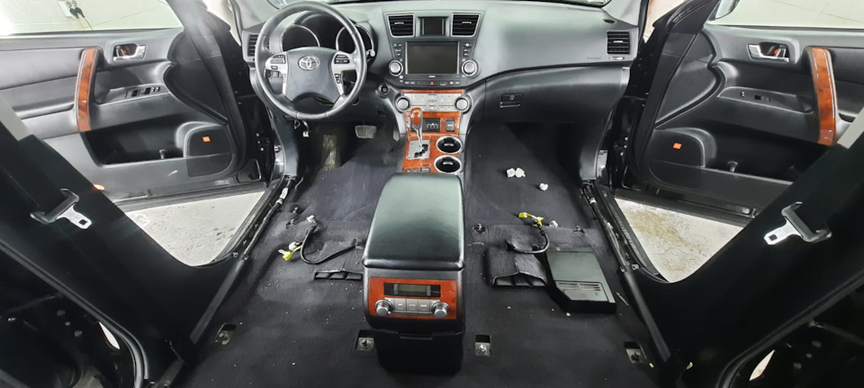 Химчистка/легкий детейлинг салона — Toyota Highlander (XU40), 3,5 л ...