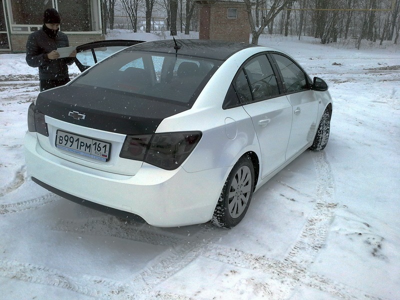 Chevrolet Cruze хэтчбек черный капот и крыша