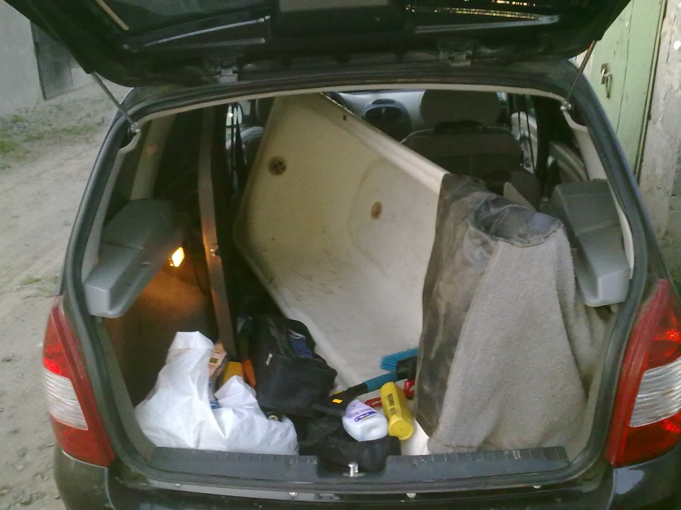 влезет ли ванна