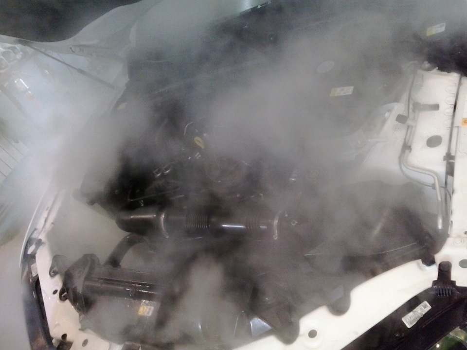 Мойка двигателя паром и прочего тряпками ))) — Jaguar XF (1G), 2 л ...