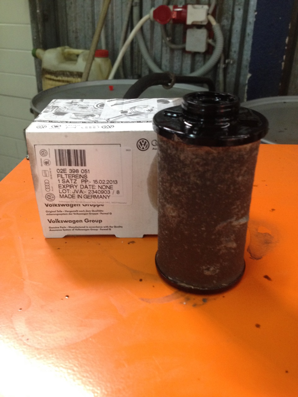 Фото в бортжурнале Volkswagen Golf GTI Mk6. Запчасти на фото: 02E398051