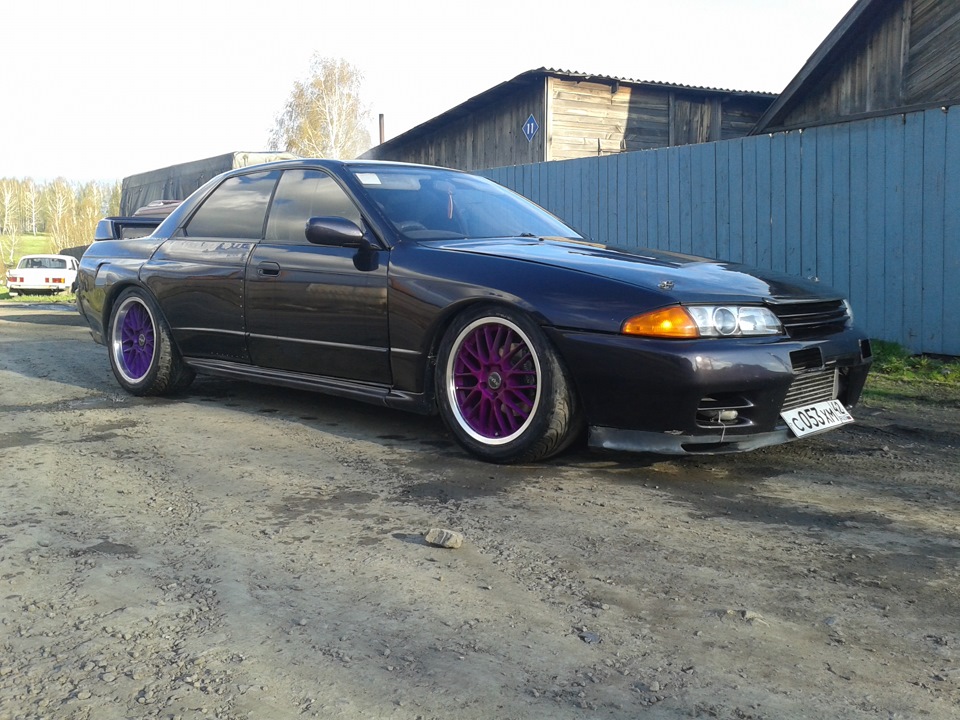 Покраска дисков — Nissan Skyline (R32), 2,6 л, 1991 года | колёсные ...