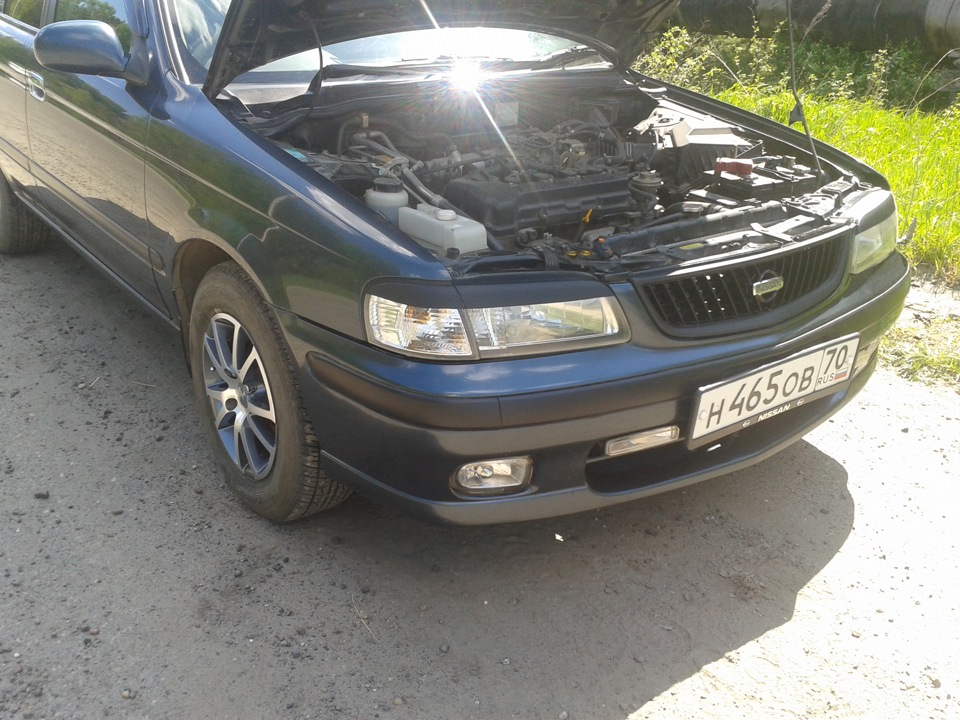 Полировка фар nissan sunny fb15