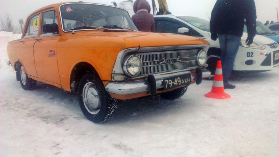 зимний автокросс 2014г. г. Северодвинск — Hyundai Solaris, 1,4 л, 2012 ...