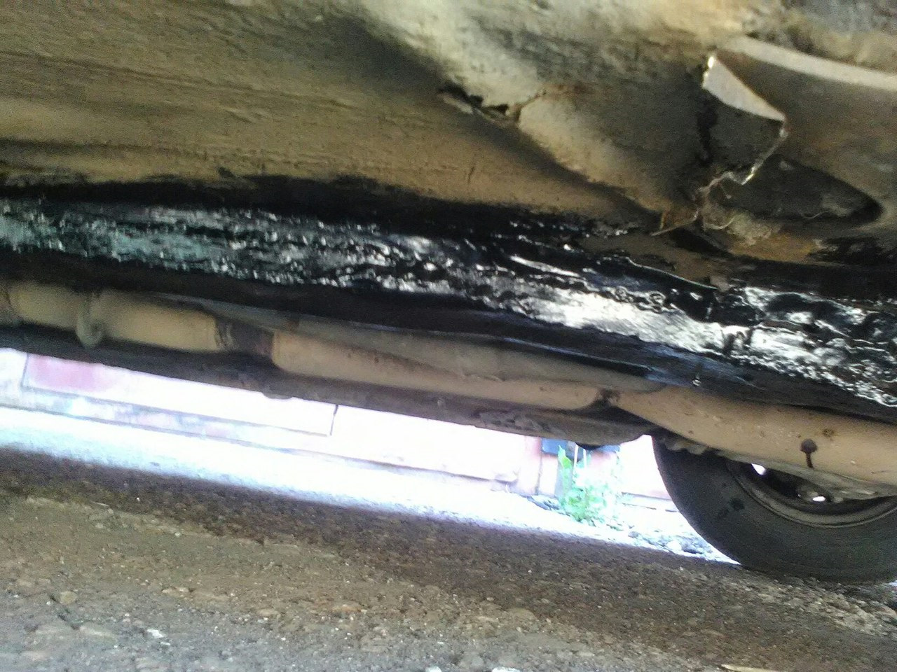 Треснул лонжерон (немного безумной сварочки) — Toyota Carina II (T170 ...