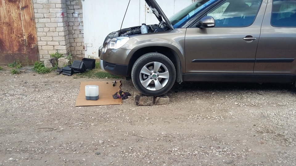 Подъёмник:):):) — Skoda Yeti