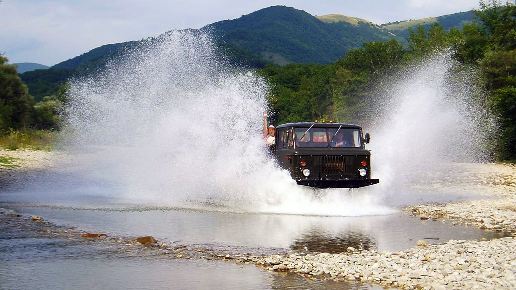 Джиппинг на Пшадские водопады