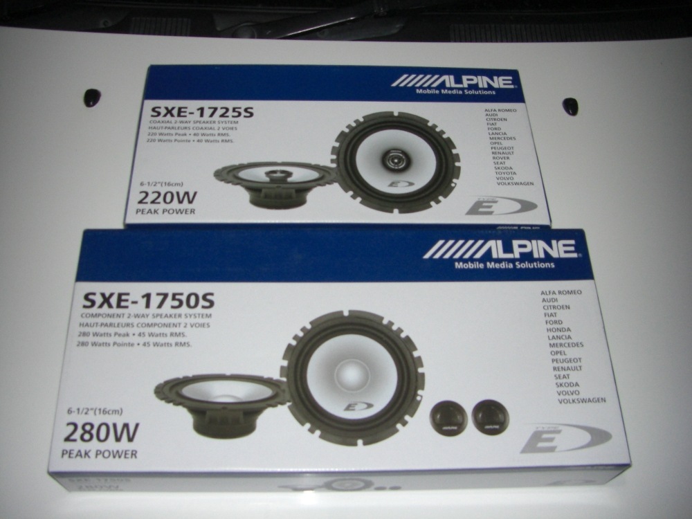 Alpine sxe 1725s. Alpine sxe 1750s ВАЗ 2105.