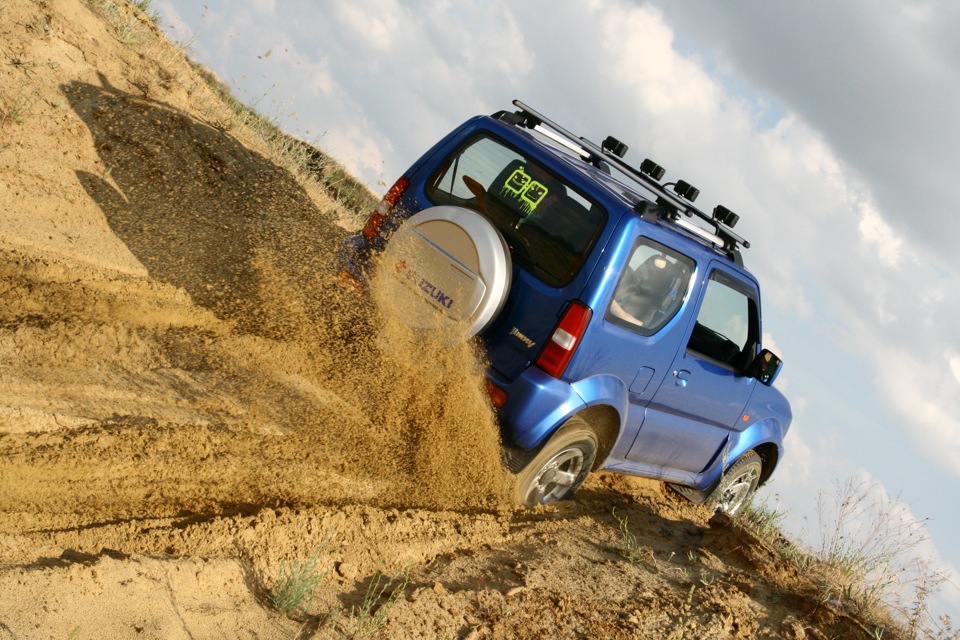 Джимни в песчаном карьере! — Suzuki Jimny (1G), 1,3 л, 2011 года ...