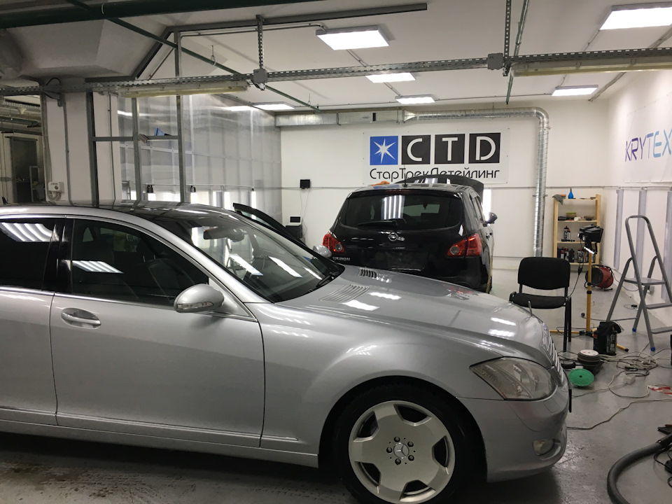 Антидождь зимой — Mercedes-Benz S-Class (W221), 3,5 л, 2006 года ...