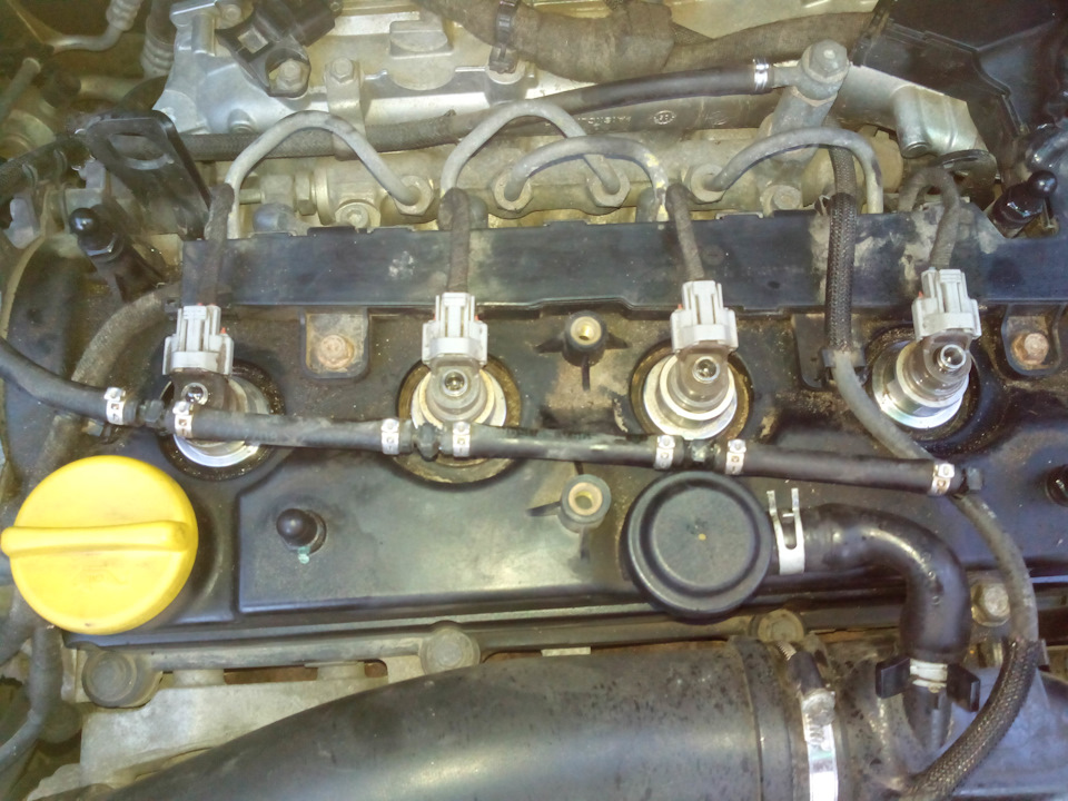 Проверка слива обратки форсунок COMMON RAIL Опель Зафира 1,7 — Opel ...