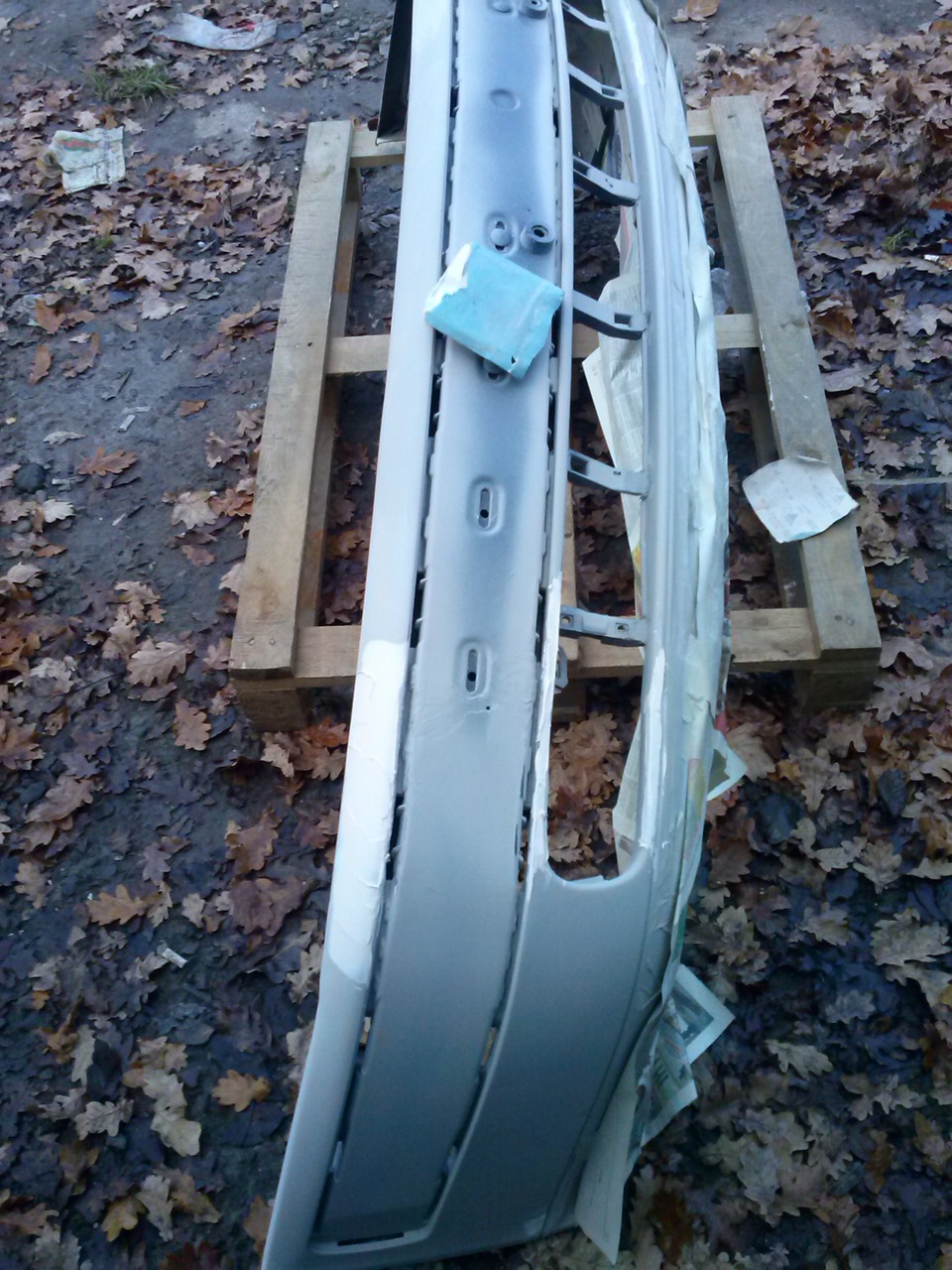 Решил перекрасить бампер. — Audi 100 (C4), 2,8 л, 1992 года | кузовной ...